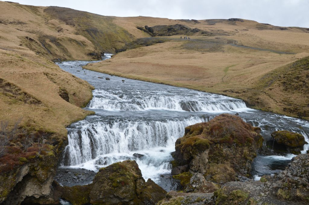 watervallen aan de zuidkust in IJsland
