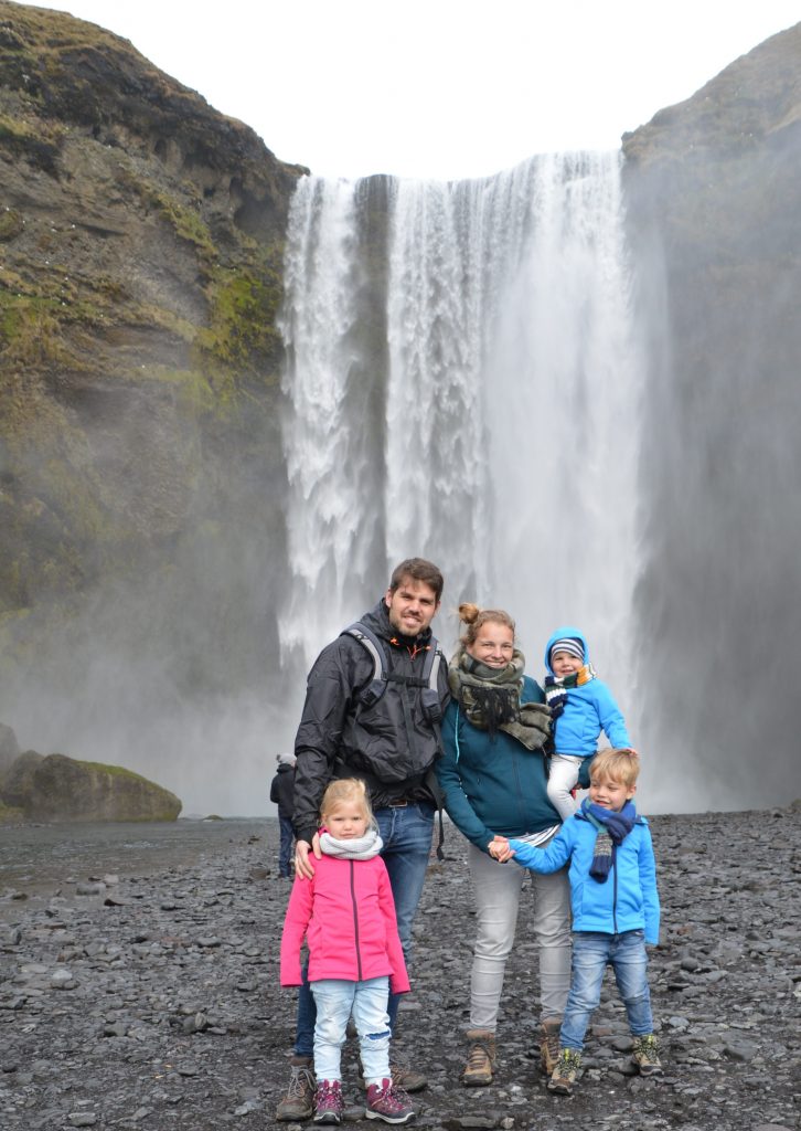 watervallen aan de zuidkust in IJsland