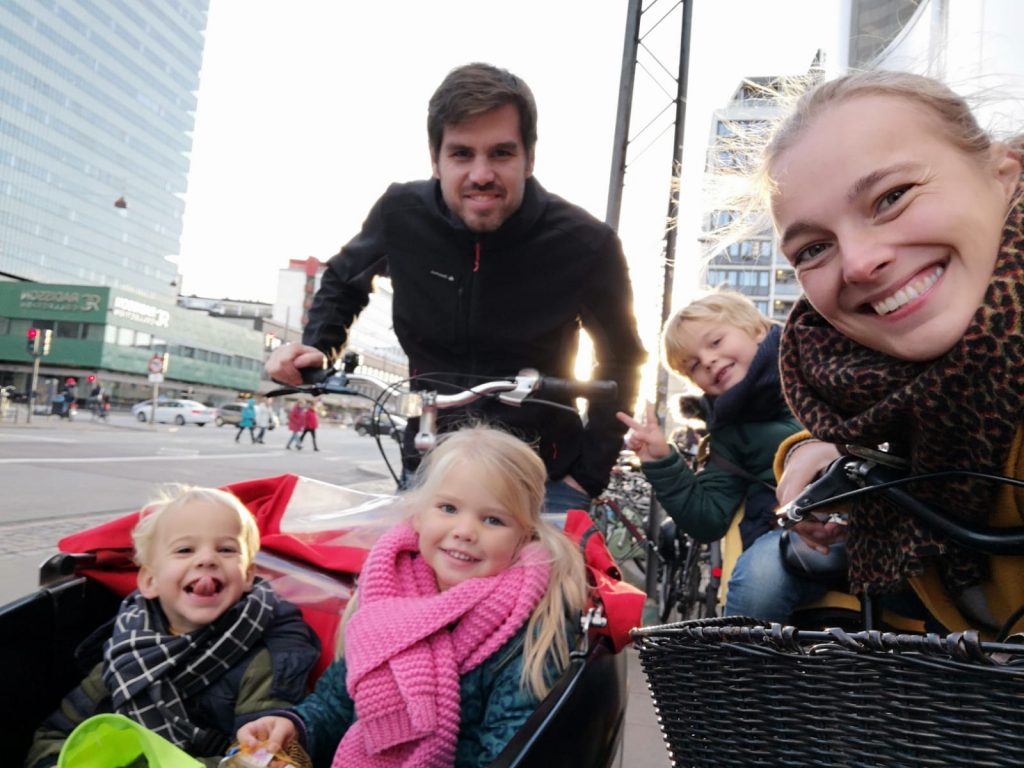 fietsen door Kopenhagen met kinderen