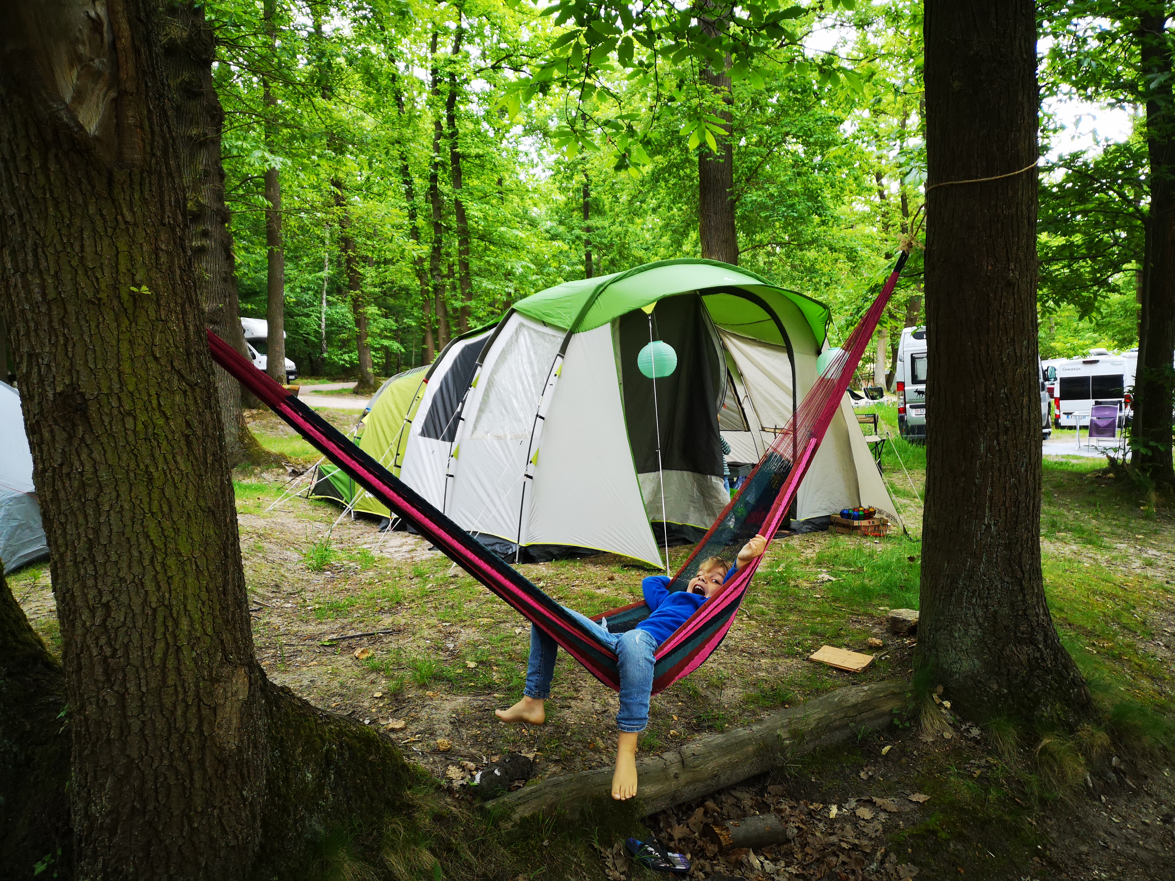 kamperen bij Parijs bij Camping Huttopia Versailles