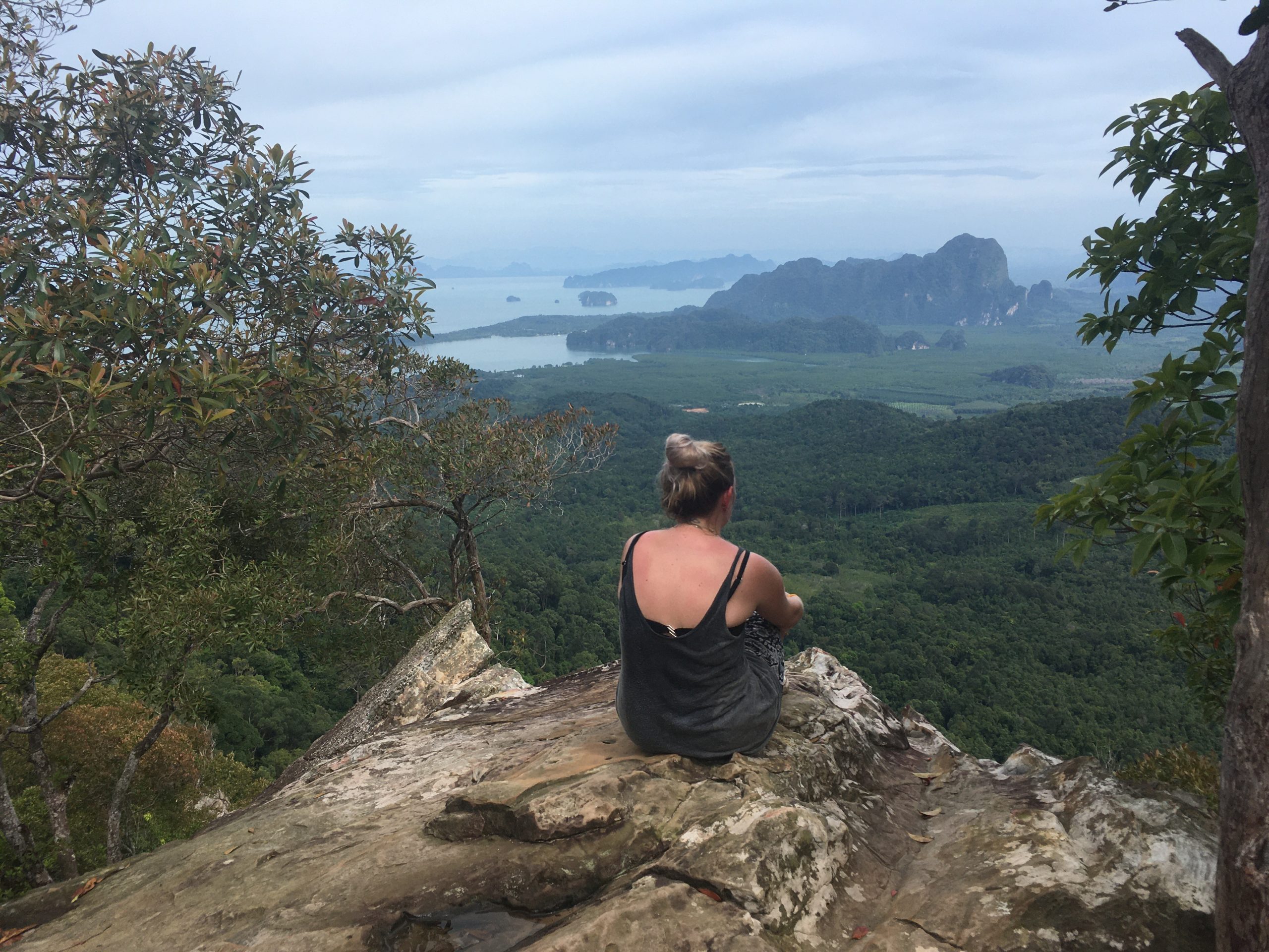 Uitzichtpunt in Thailand Krabi